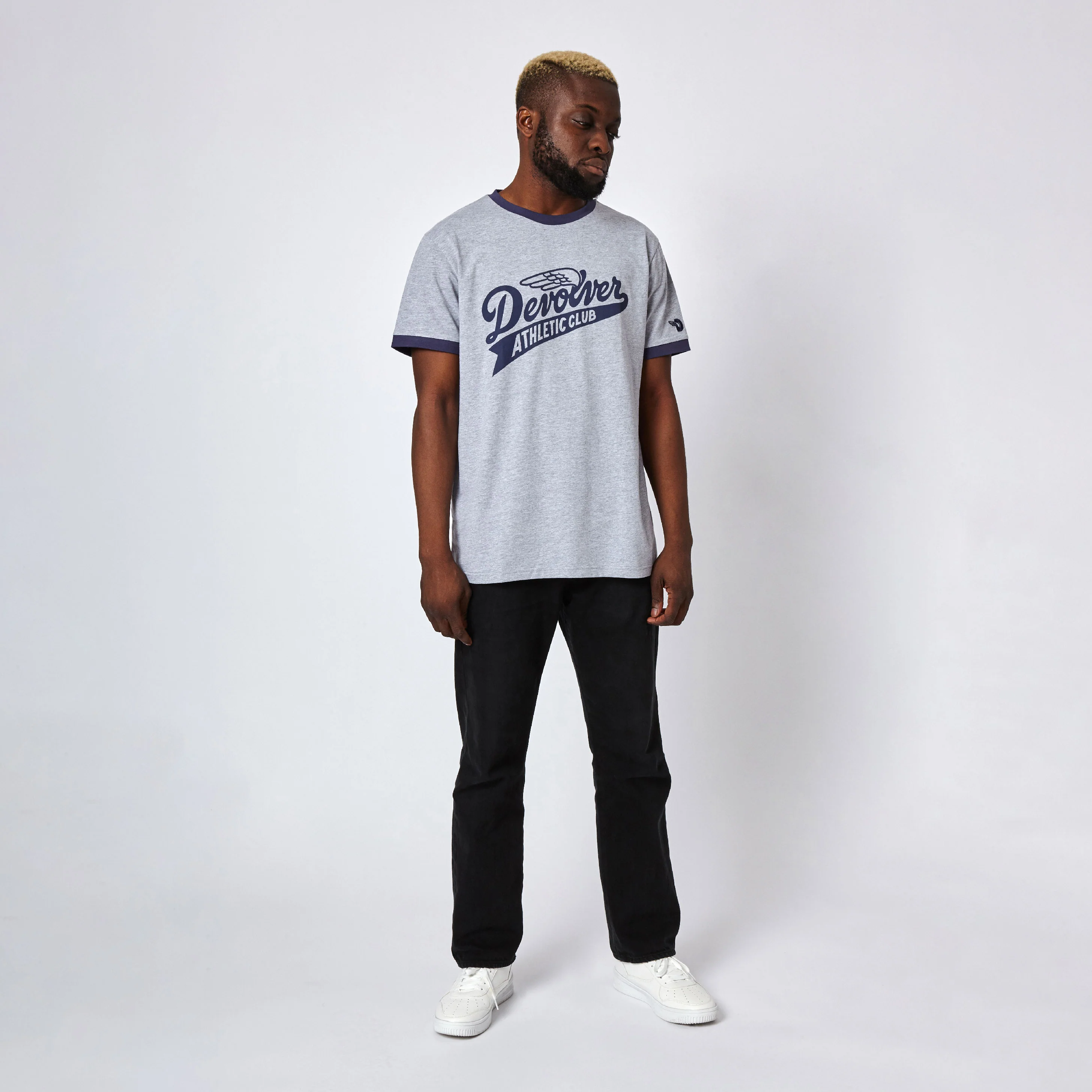 DAC Ringer T-Shirt (Sports Grey) - Image 4